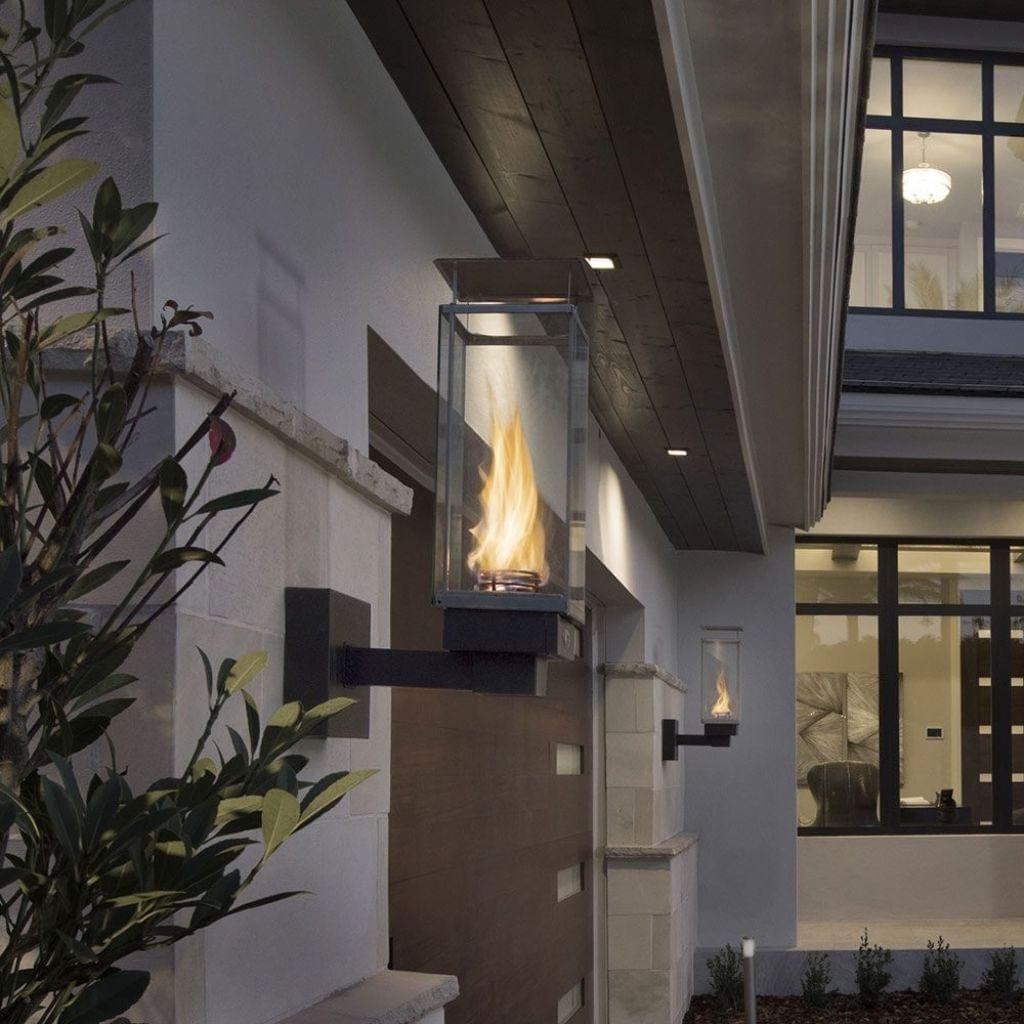 Tempest 20K 18" Black Natural Gas Decorative Outdoor Torch Head With Electronic Ignition