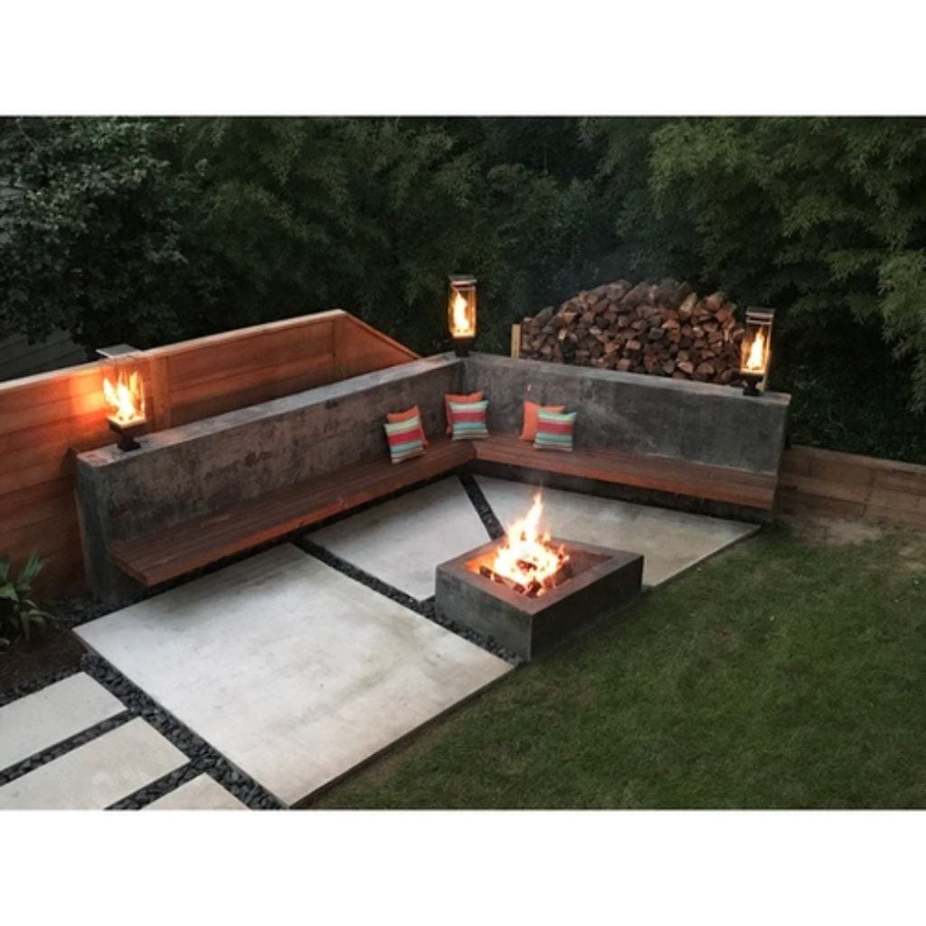 Tempest 20K 18" Black Natural Gas Decorative Outdoor Torch Head With Electronic Ignition