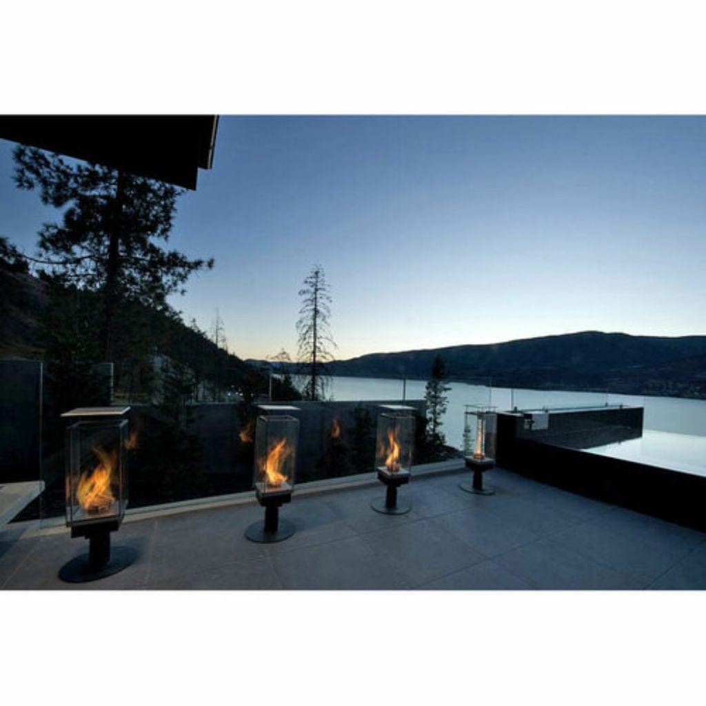 Tempest 20K 18" Black Natural Gas Decorative Outdoor Torch Head With Electronic Ignition