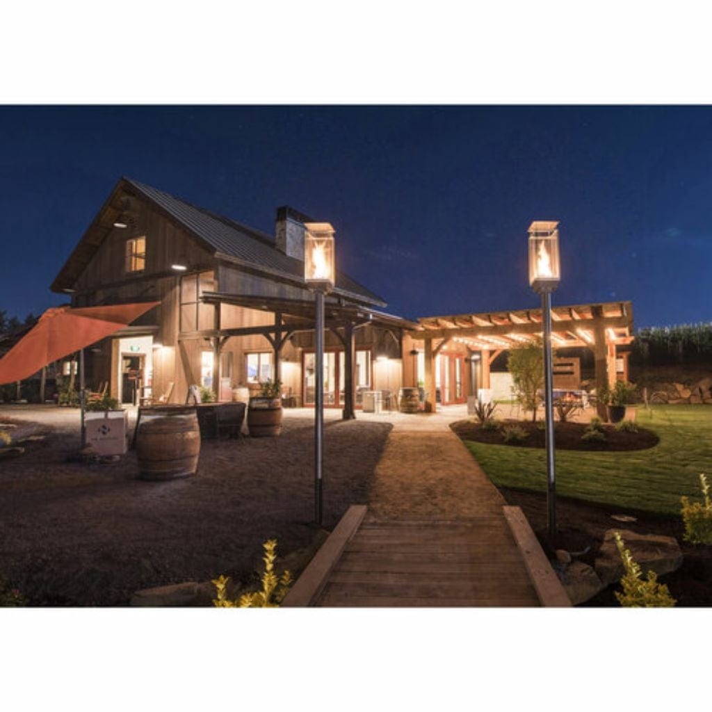 Tempest 20K 18" Black Natural Gas Decorative Outdoor Torch Head With Electronic Ignition