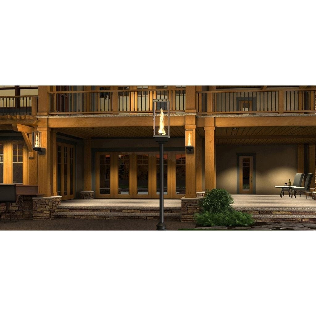 Tempest 20K 18" Black Natural Gas Decorative Outdoor Torch Head With Electronic Ignition