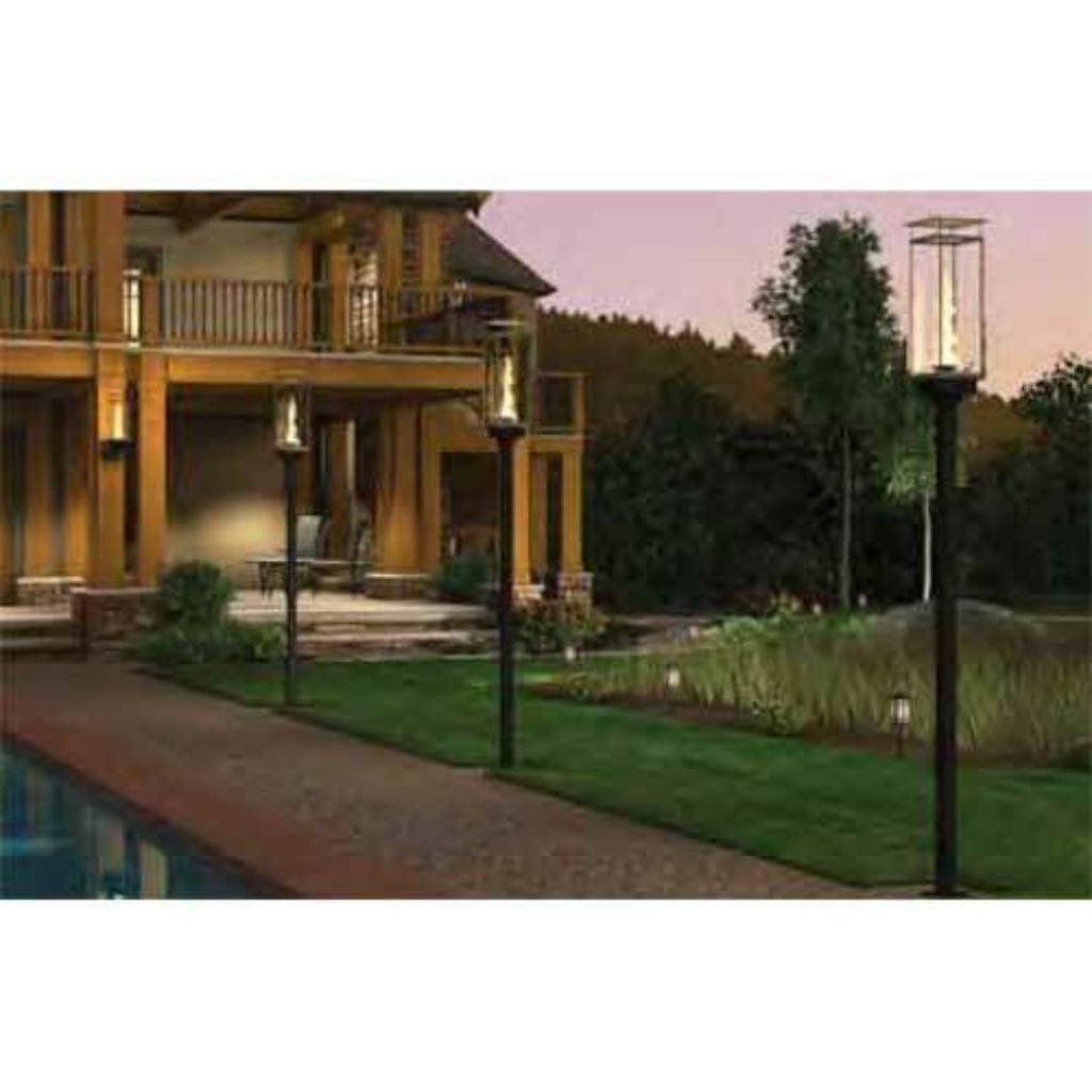 Tempest 20K 18" Black Natural Gas Decorative Outdoor Torch Head With Electronic Ignition