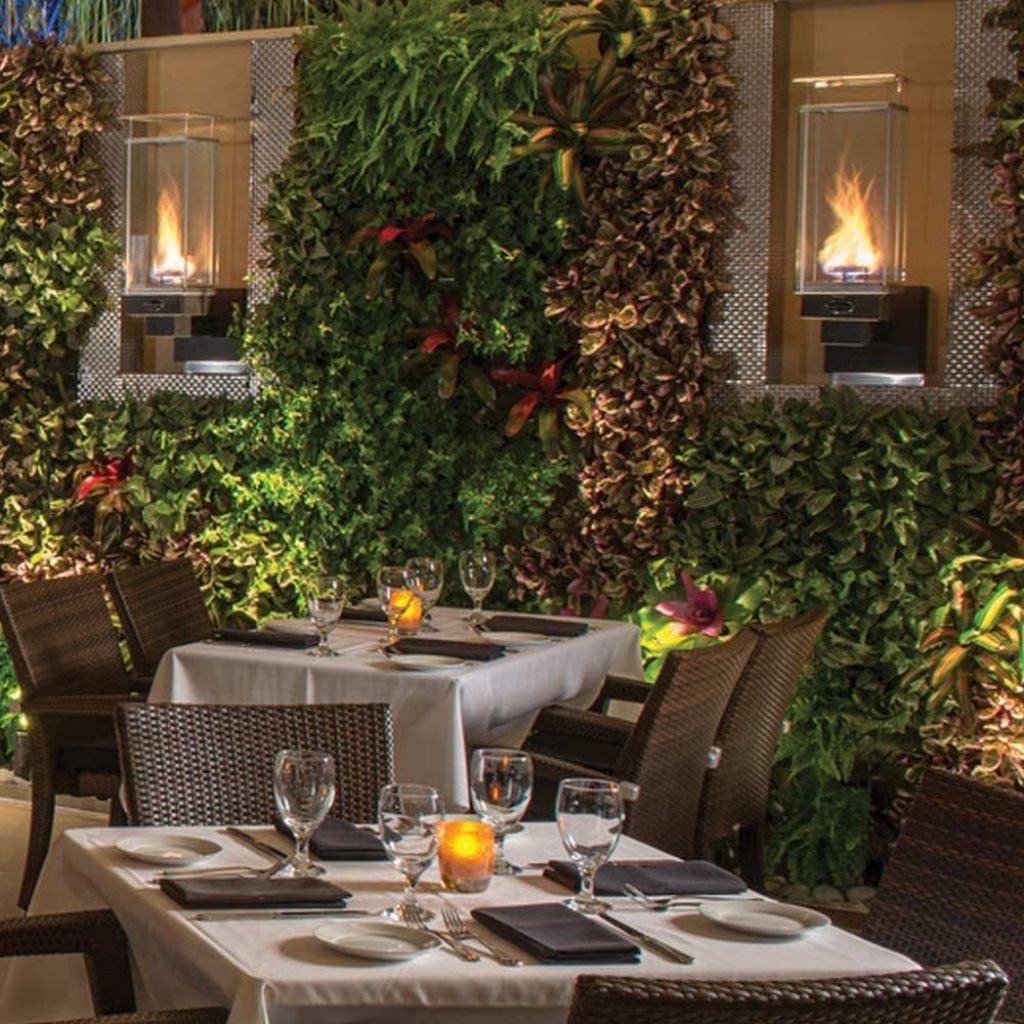 Tempest 20K 18" Black Natural Gas Decorative Outdoor Torch Head With Wall Mount Assembly and Electronic Ignition