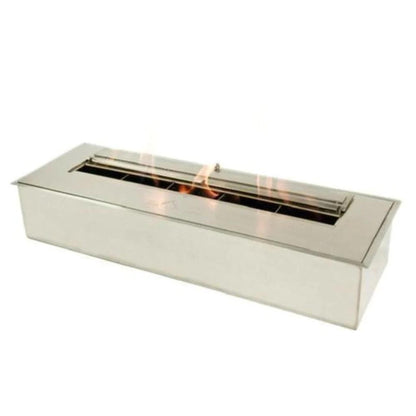 The Bio Flame 24" Stainless Steel Ethanol Fireplace Burner