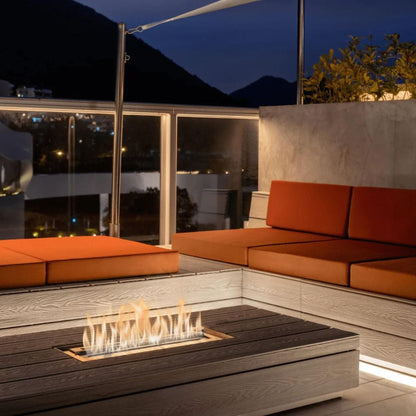 The Bio Flame 24" Stainless Steel Ethanol Fireplace Burner