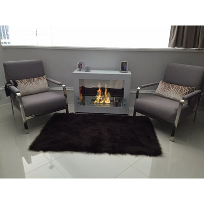 The Bio Flame 36" Rogue 2.0 Freestanding See-Through Ethanol Fireplace
