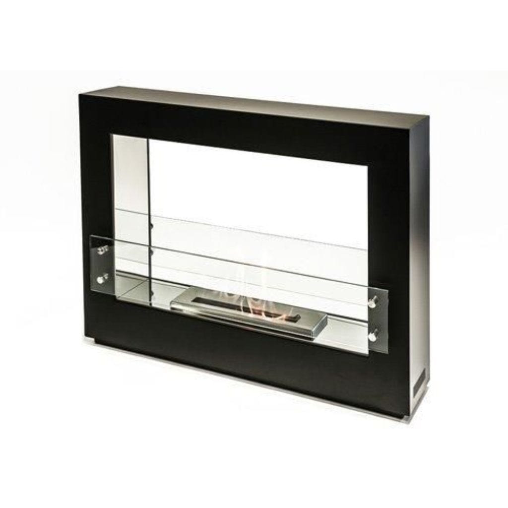 The Bio Flame 36" Rogue 2.0 Freestanding See-Through Ethanol Fireplace