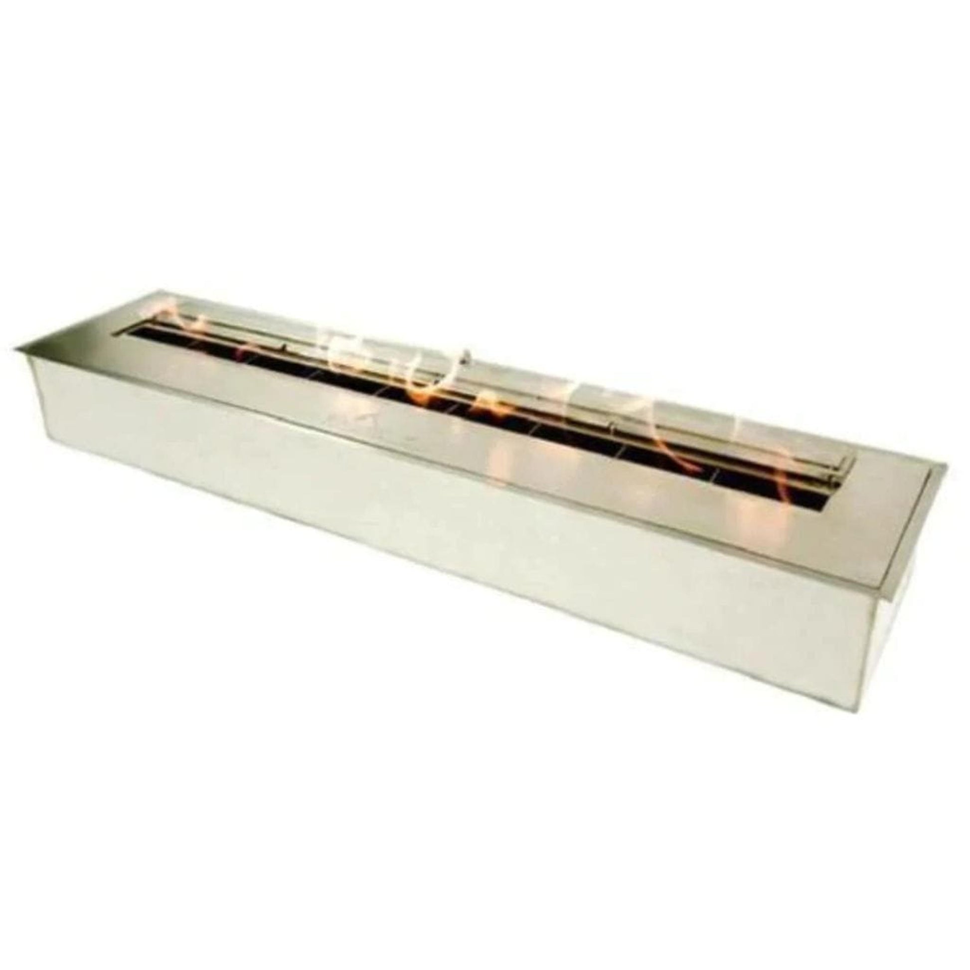 The Bio Flame 38" Stainless Steel Ethanol Fireplace Burner