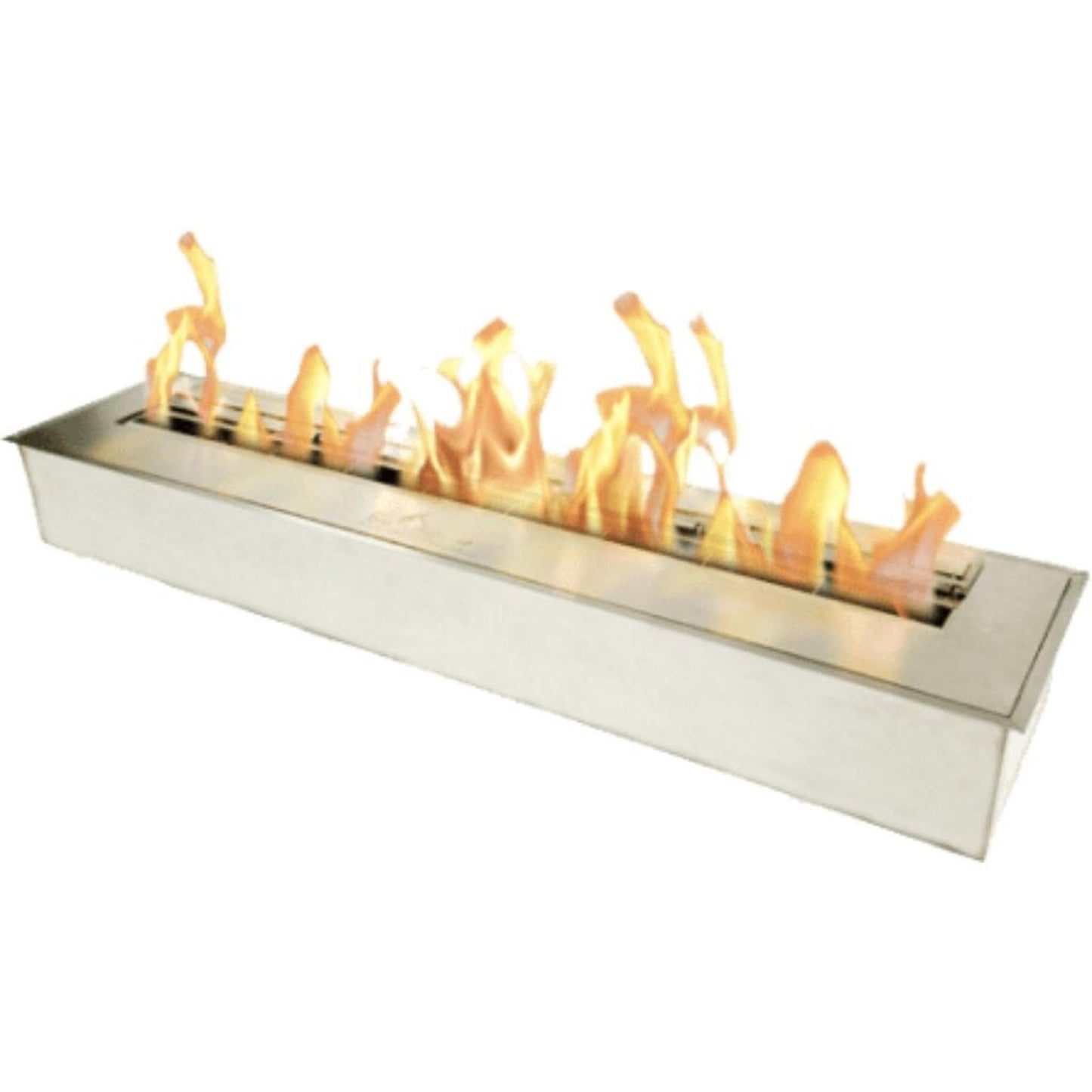 The Bio Flame 38" Stainless Steel Ethanol Fireplace Burner