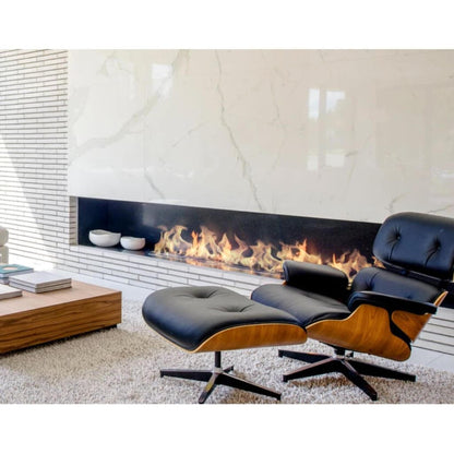 The Bio Flame 48" Stainless Steel Ethanol Fireplace Burner