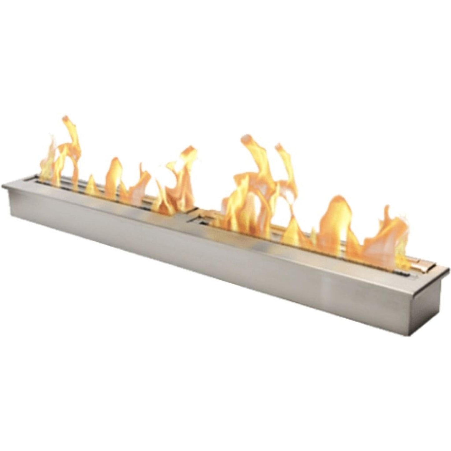 The Bio Flame 60" Stainless Steel Ethanol Fireplace Burner