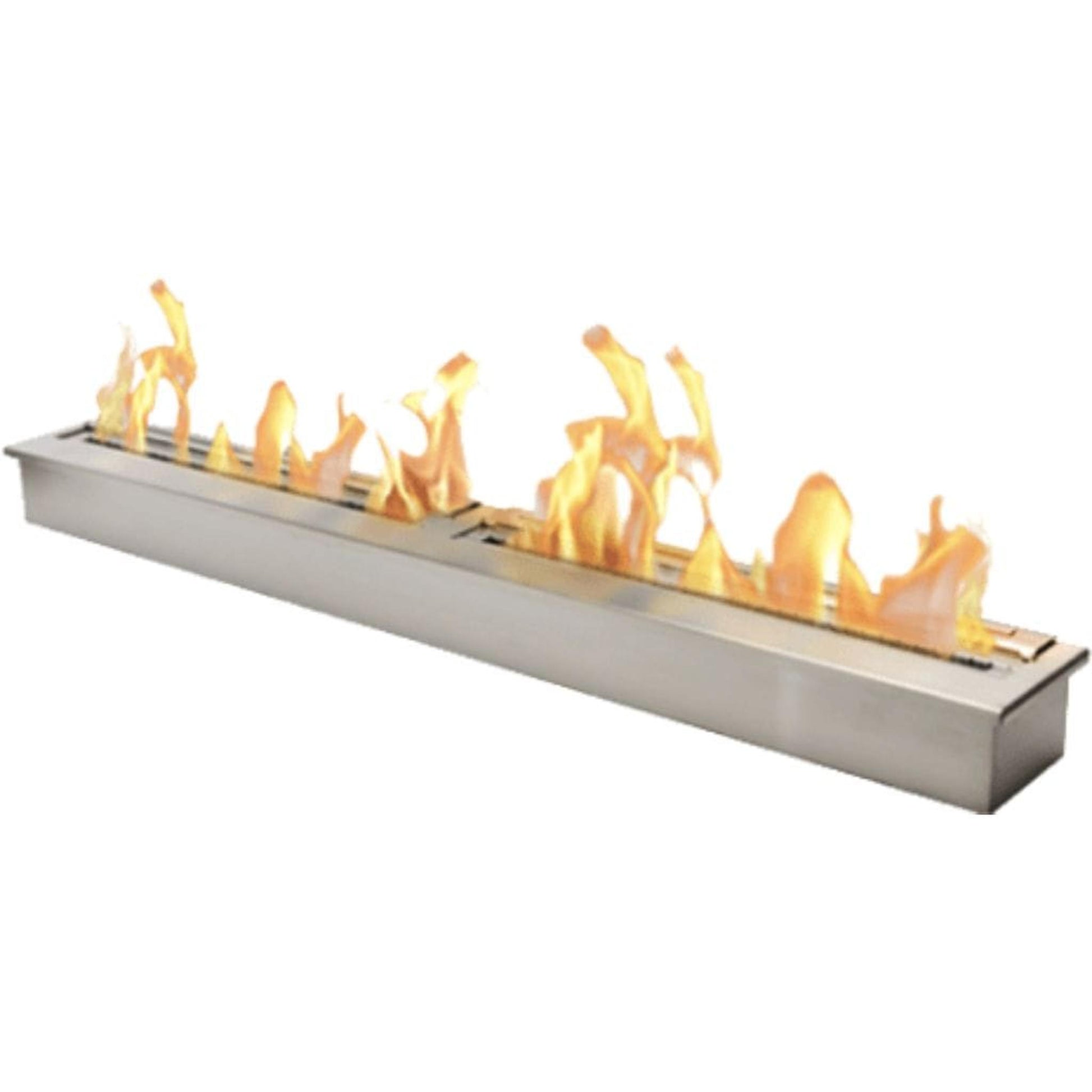 The Bio Flame 60" Stainless Steel Ethanol Fireplace Burner