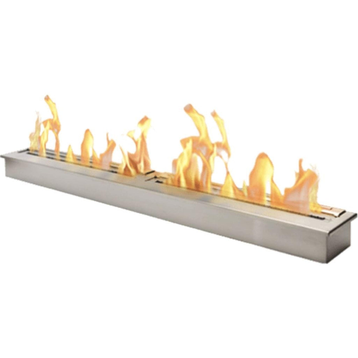 The Bio Flame 72" Stainless Steel Ethanol Fireplace Burner