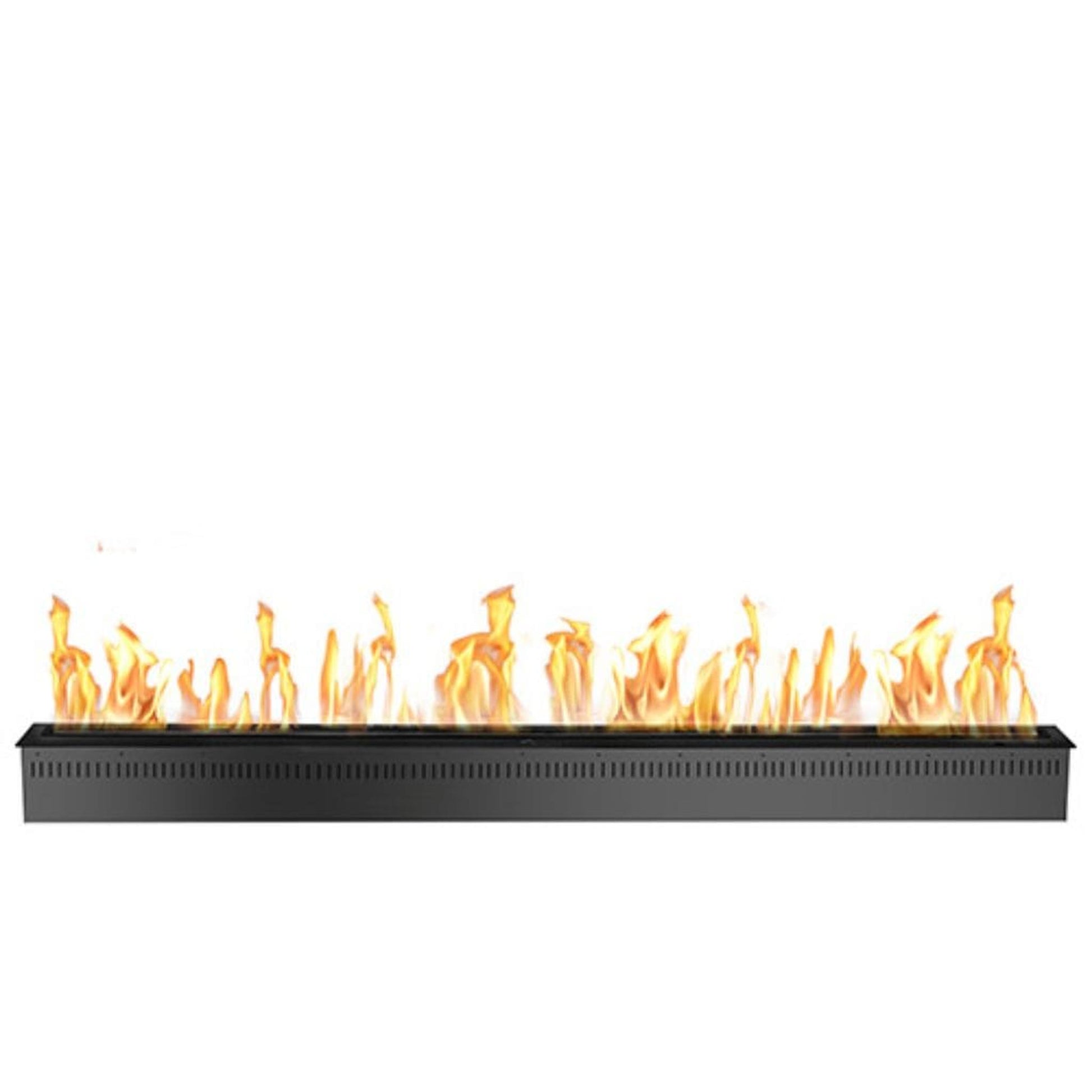 The Bio Flame 72" Black Remote Control Smart Ethanol Burner
