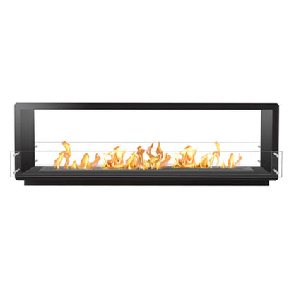 The Bio Flame 84" Firebox Double Sided Built-In Ethanol Fireplace