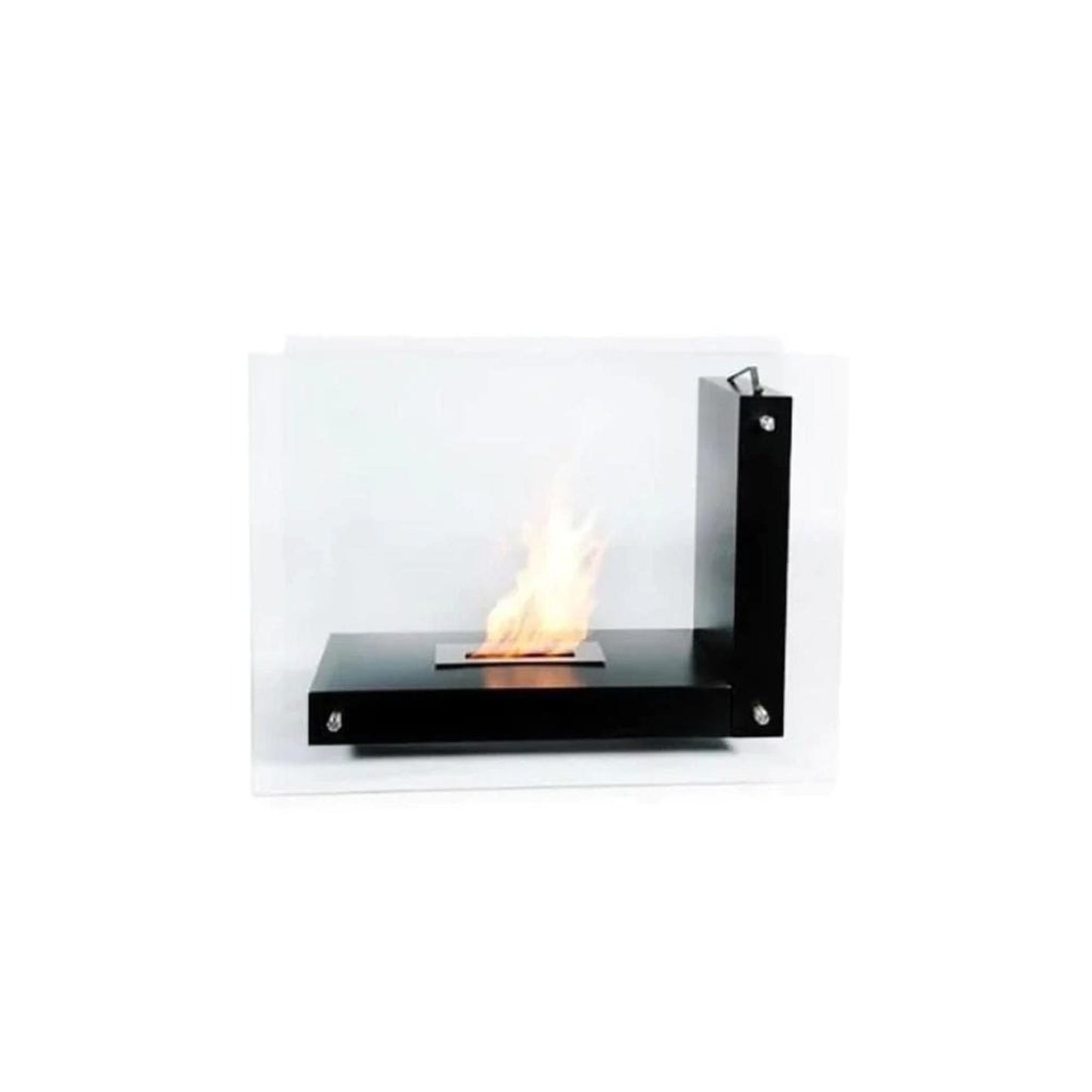 The Bio Flame Allure 47" Freestanding See-Through Ethanol Fireplace