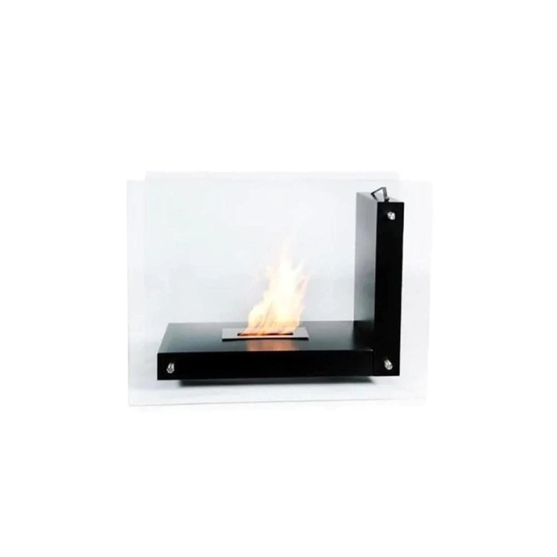 The Bio Flame Allure 47" Freestanding See-Through Ethanol Fireplace