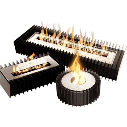 The Bio Flame Fireplace Grate Kit with 38" Ethanol Burner