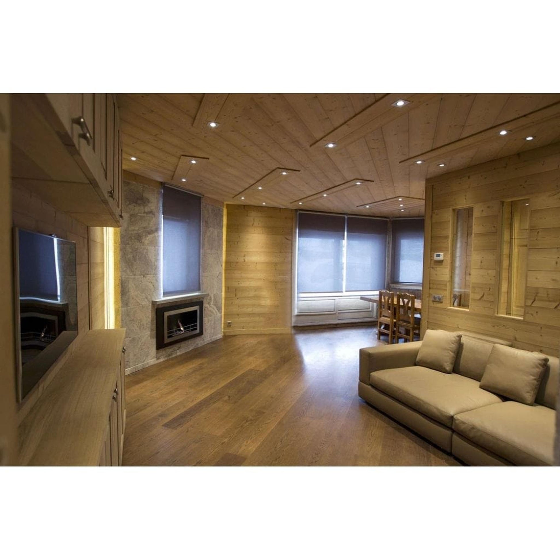 The Bio Flame Lorenzo 45" Recessed/Wall Mounted Ethanol Fireplace