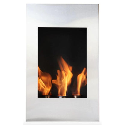 The Bio Flame Xelo 19" Black Wall Mounted Ethanol Fireplace
