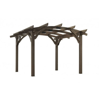 The Outdoor GreatRoom Company 12' x 12' Sonoma Arched Wood Pergola