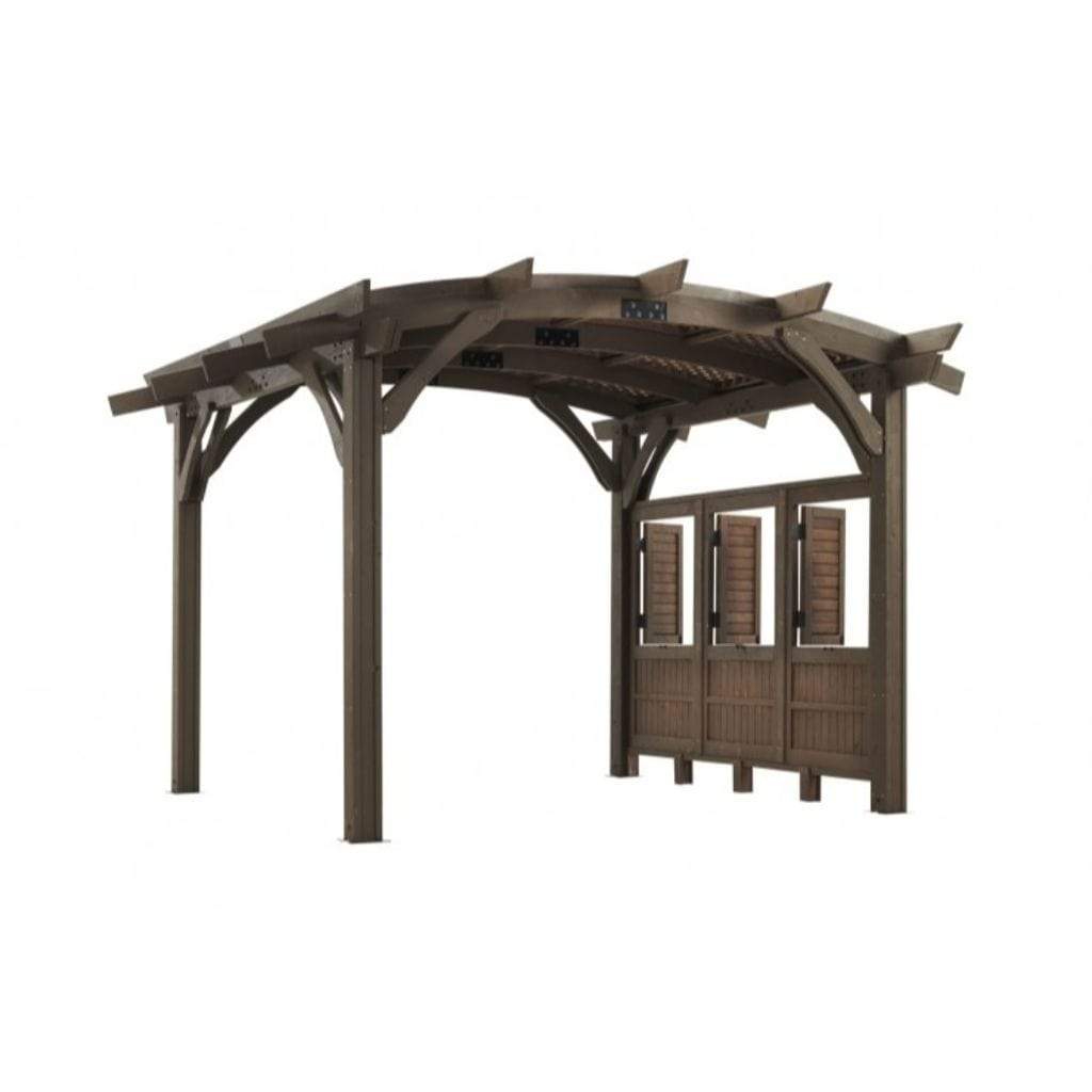 The Outdoor GreatRoom Company 12' x 12' Sonoma Arched Wood Pergola
