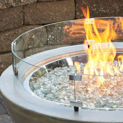 The Outdoor GreatRoom Company 20" Round Glass Wind Guard
