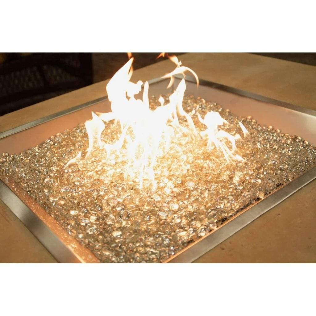The Outdoor GreatRoom Company 24" x 24" Square Crystal Fire Burner