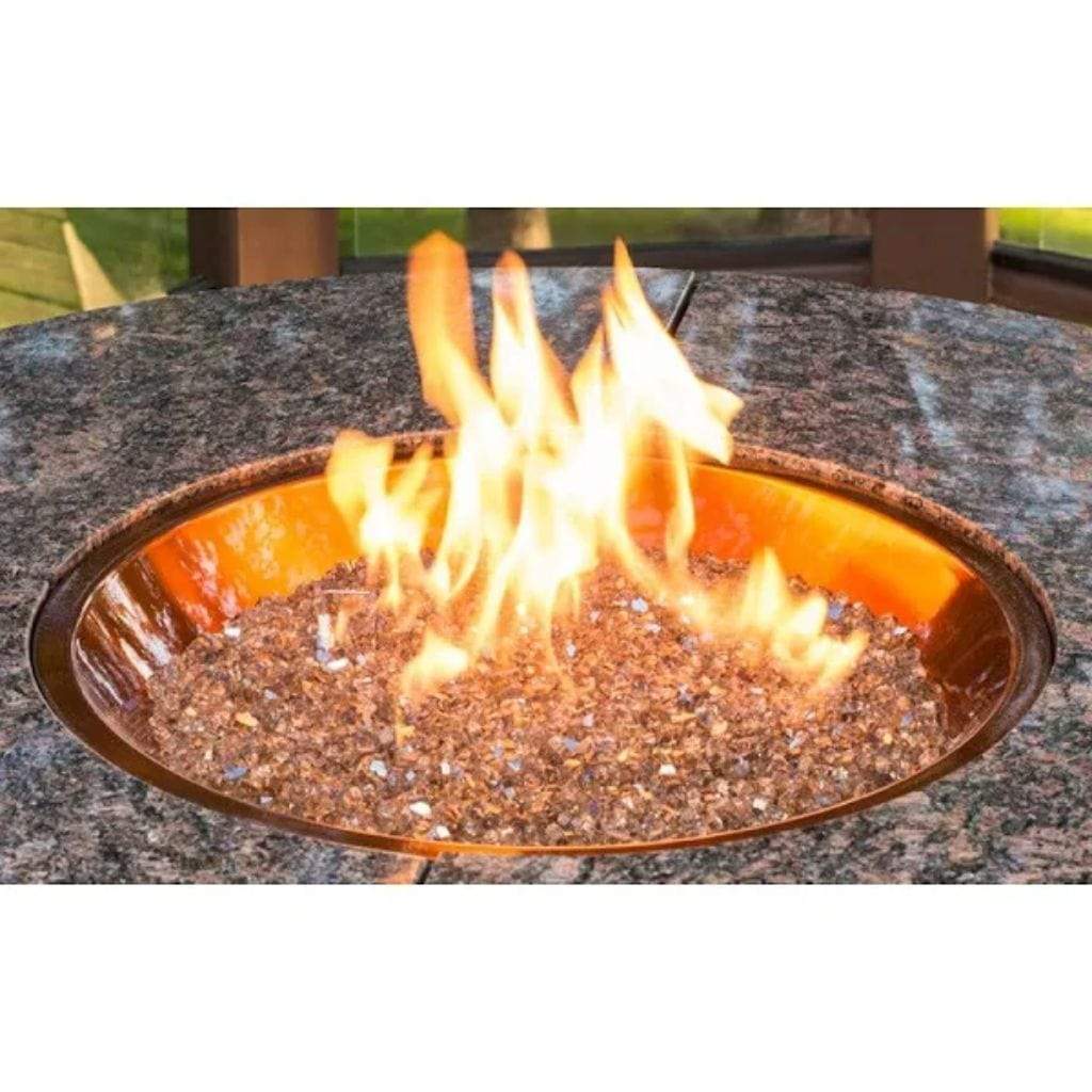 The Outdoor GreatRoom Company 30" Round Crystal Fire Plus Gas Burner