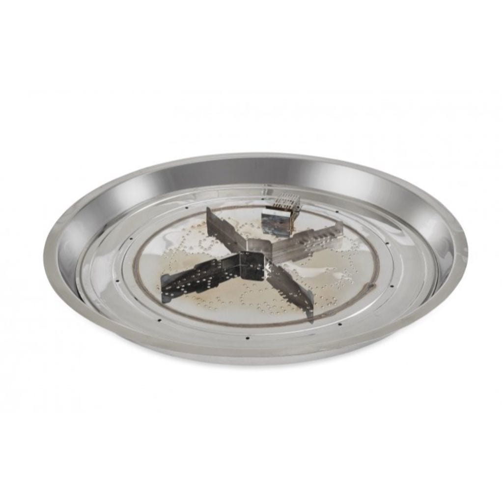 The Outdoor GreatRoom Company 30" Round Crystal Fire Plus Gas Burner