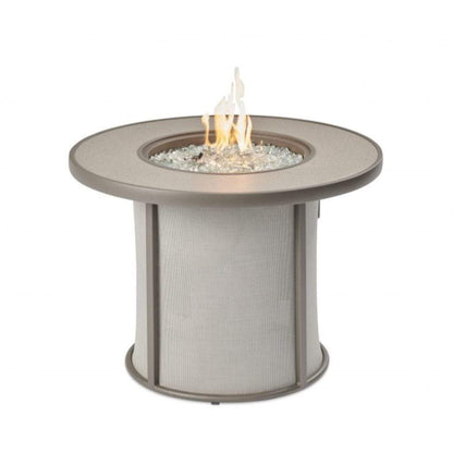 The Outdoor GreatRoom Company 31" Stonefire Round Gas Fire Pit Table