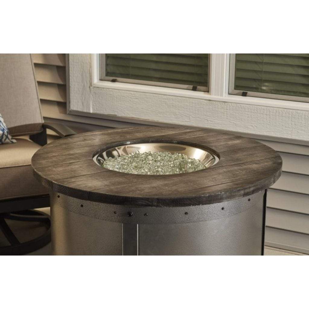 The Outdoor GreatRoom Company 39" Edison Round Gas Fire Pit Table