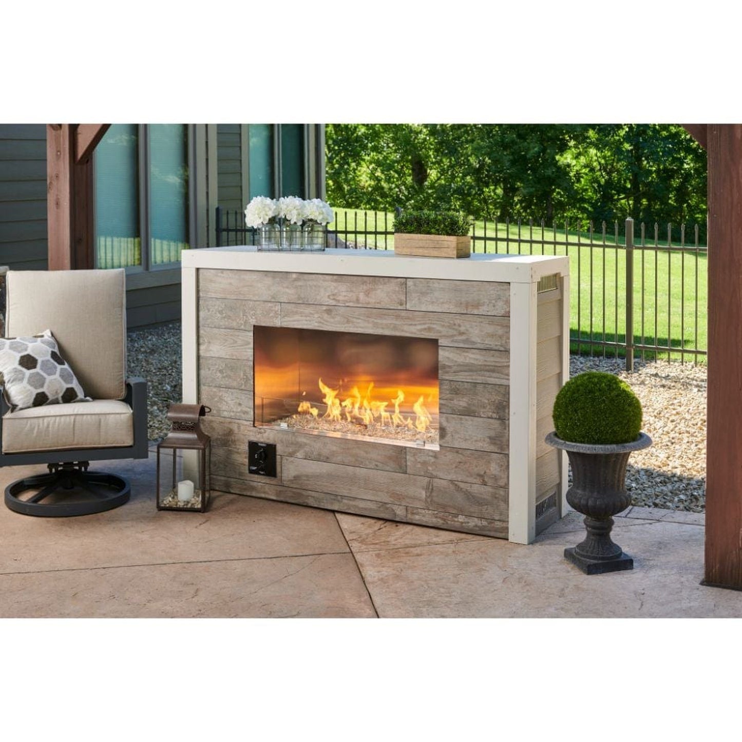 The Outdoor GreatRoom Company 40" Direct Spark Ignition LPG Single Sided Ready To Finish Gas Fireplace