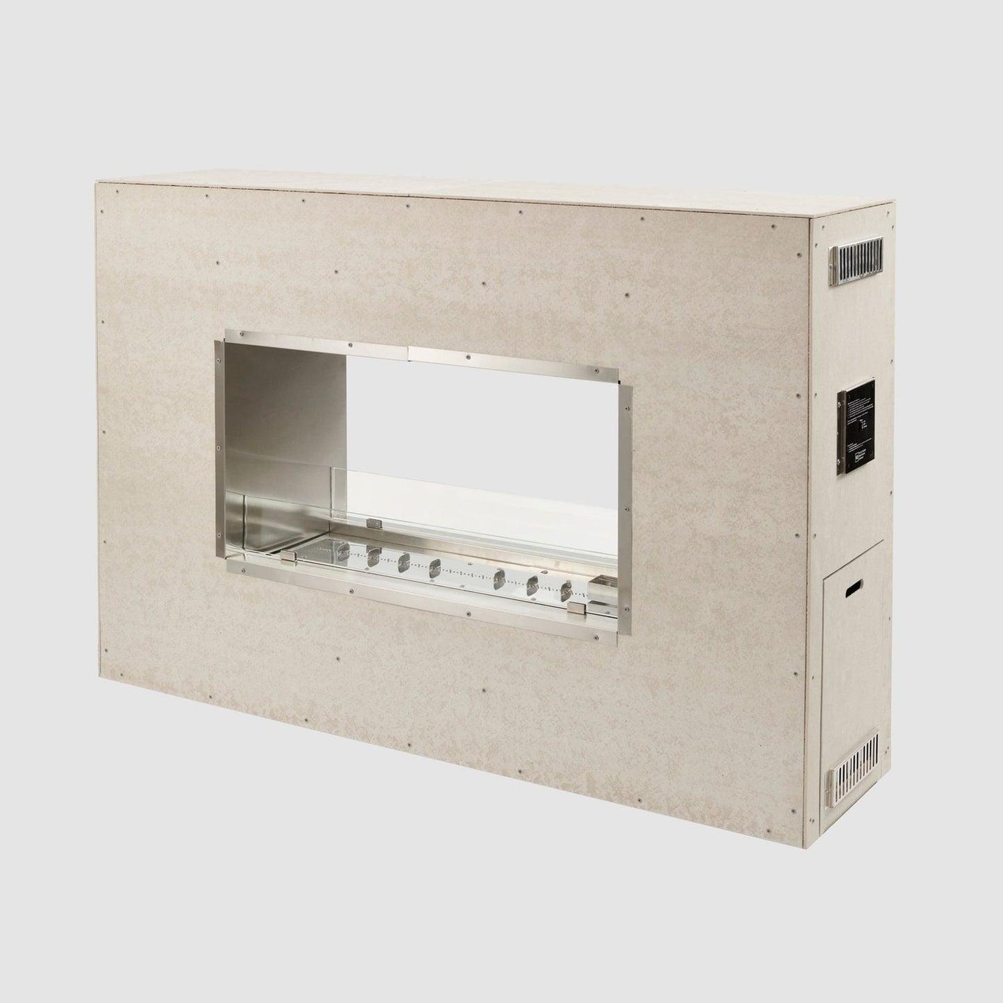 The Outdoor GreatRoom Company 40" Direct Spark Ignition See Through Ready to Finish Liquid Propane Gas Fireplace