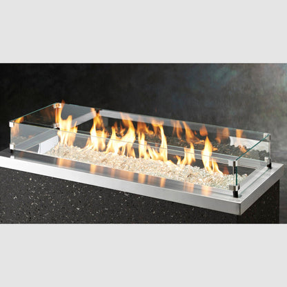 The Outdoor GreatRoom Company 42" Linear Glass Wind Guard