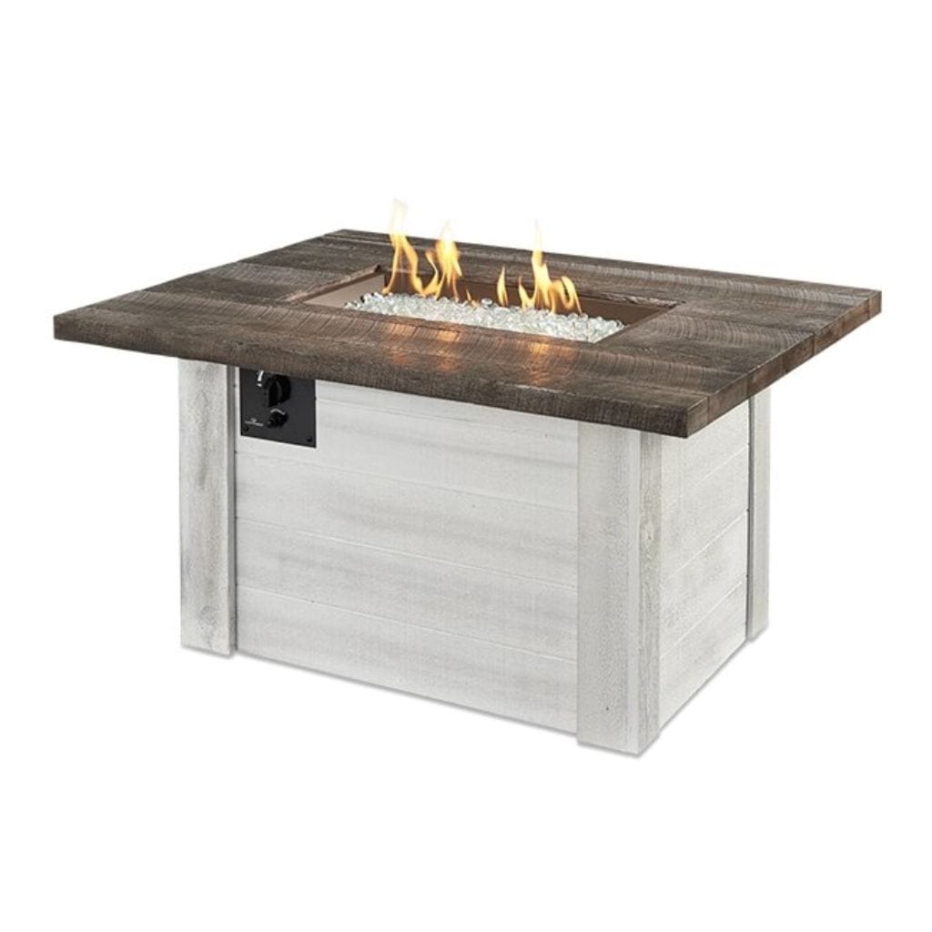 The Outdoor GreatRoom Company 48" Alcott Rectangular Gas Fire Pit Table
