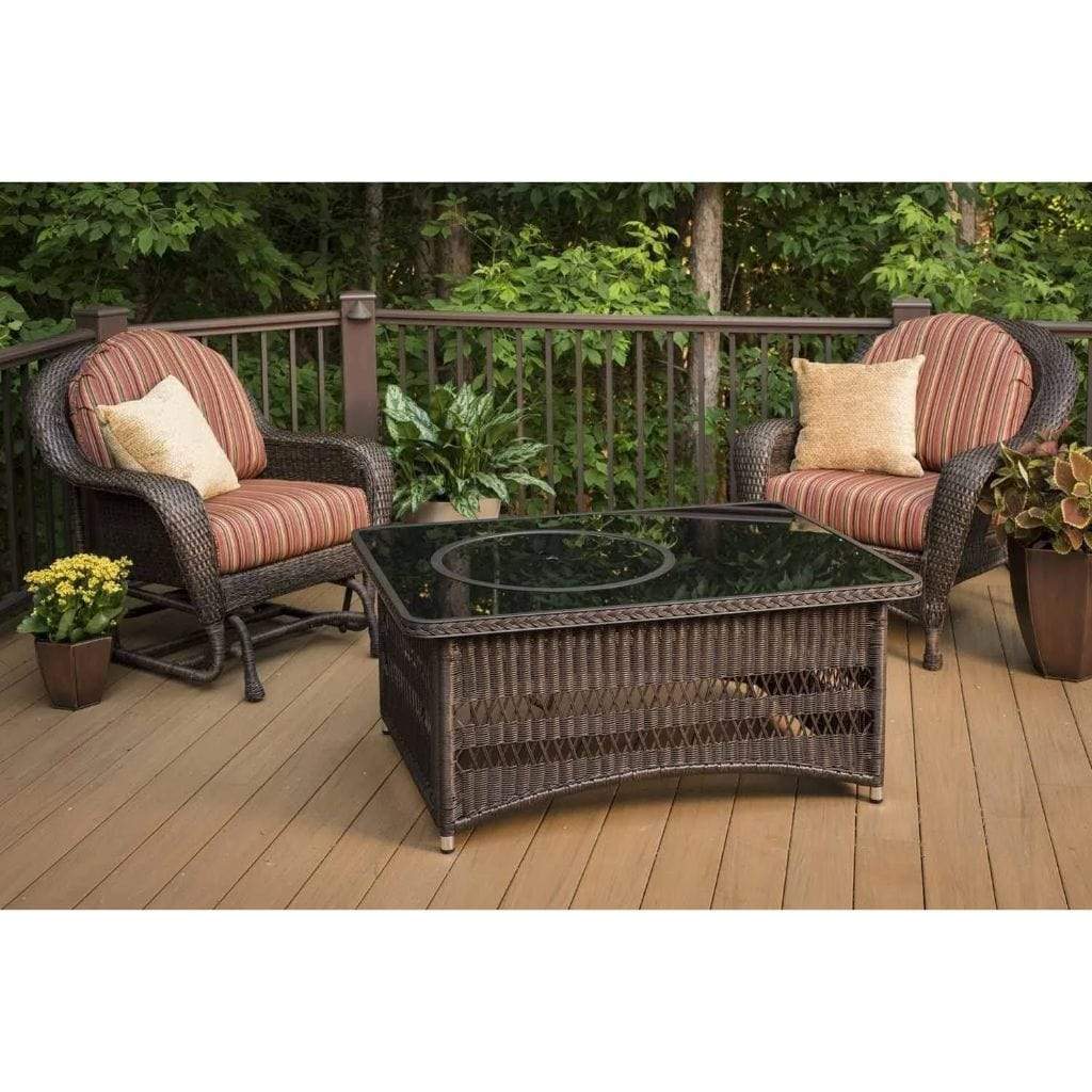 The Outdoor GreatRoom Company 48" Naples Rectangular Gas Fire Pit Table