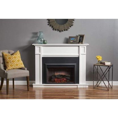 The Outdoor GreatRoom Company 55" White Heritage Fireplace Cabinet