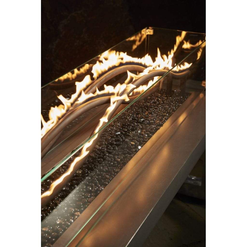 The Outdoor GreatRoom Company 56" Linear Black Wave Gas Burner
