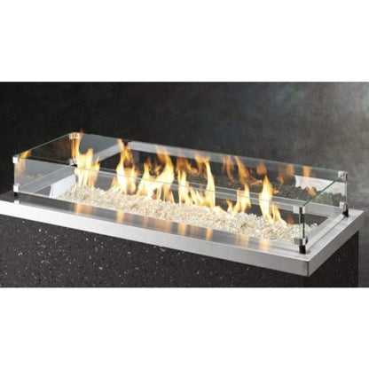 The Outdoor GreatRoom Company 59" Balsam Montego Linear Gas Fire Pit Table