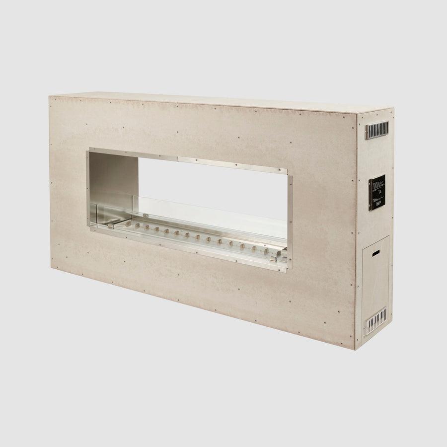 The Outdoor GreatRoom Company 60" Direct Spark Ignition See Through Ready to Finish Natural Gas Fireplace