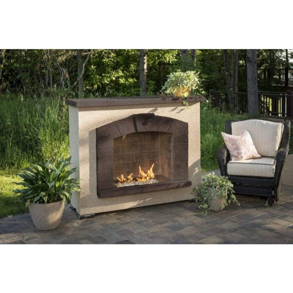 The Outdoor GreatRoom Company 63" Stone Arch Freestanding Gas Fireplace