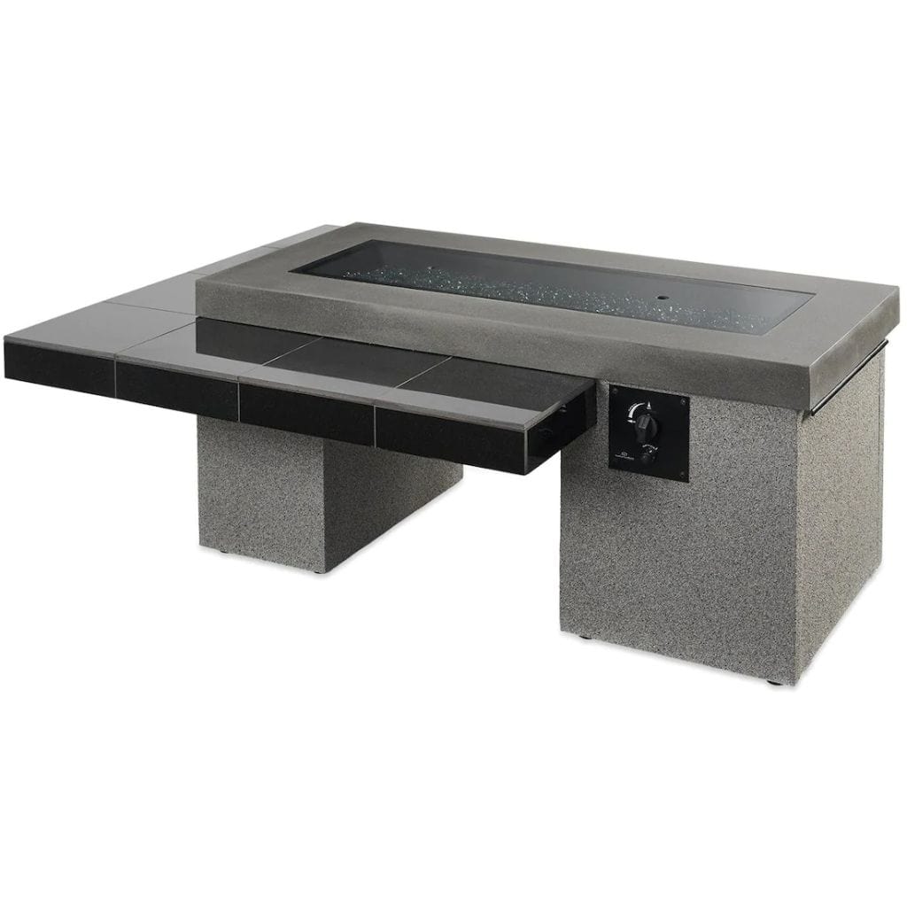 The Outdoor GreatRoom Company 64" Uptown Linear Gas Fire Pit Table