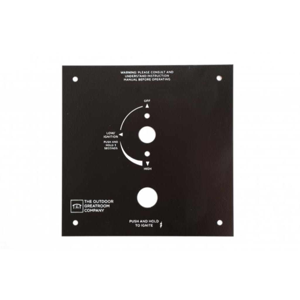 The Outdoor GreatRoom Company 6.38" x 6.38" Control Panel for Crystal Fire Plus Burners