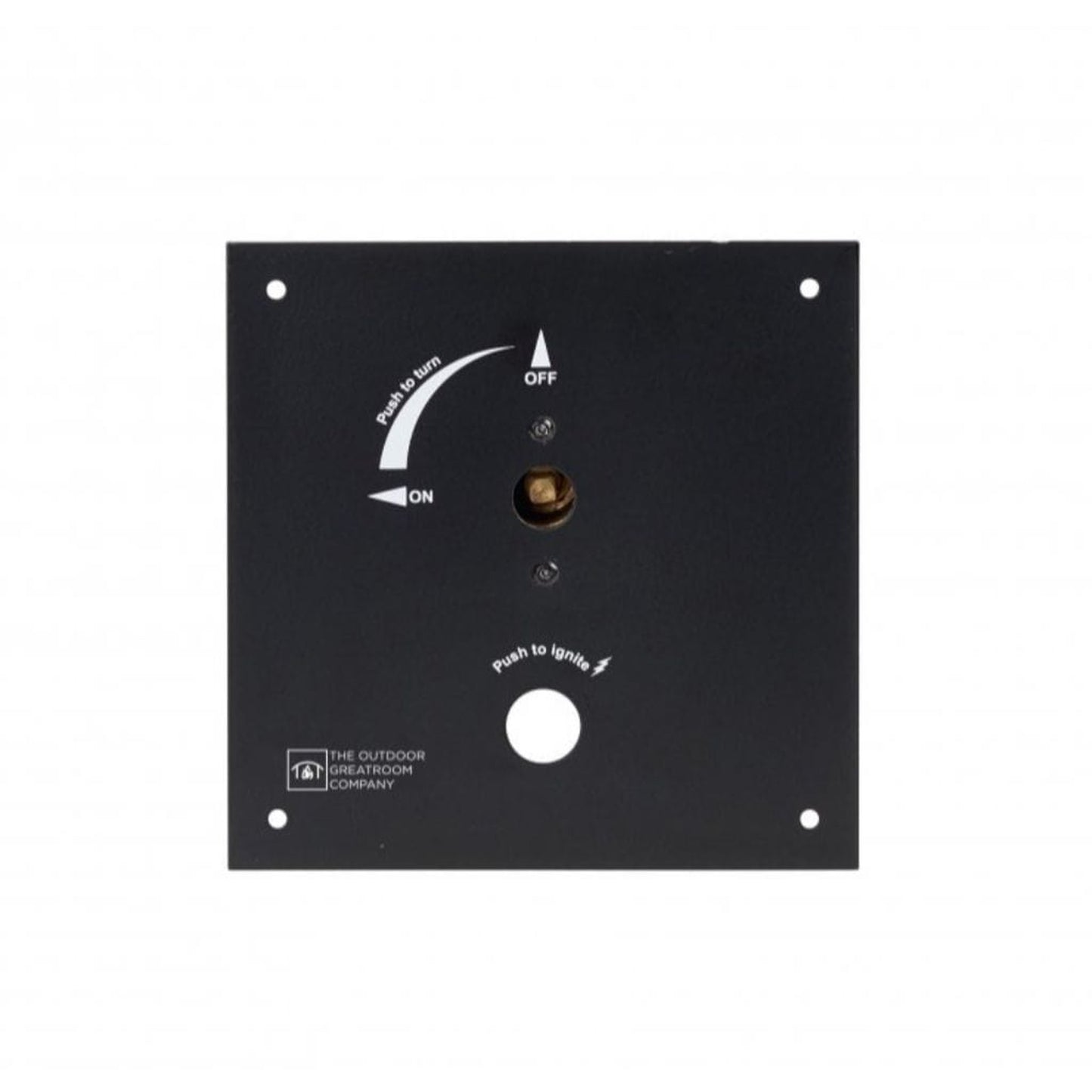 The Outdoor GreatRoom Company 6.5" X 6.5" Control Panel with 0.25" Turn Key Built In Valve