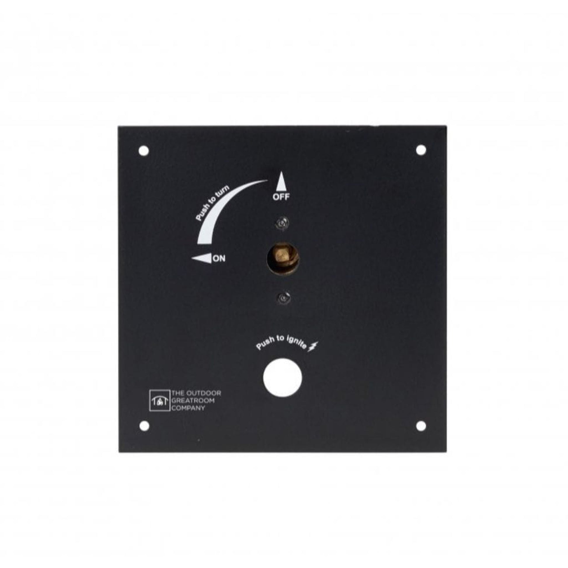 The Outdoor GreatRoom Company 6.5" X 6.5" Control Panel with 0.25" Turn Key Built In Valve