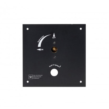 The Outdoor GreatRoom Company 6.5" X 6.5" Control Panel with 0.25" Turn Key Built In Valve
