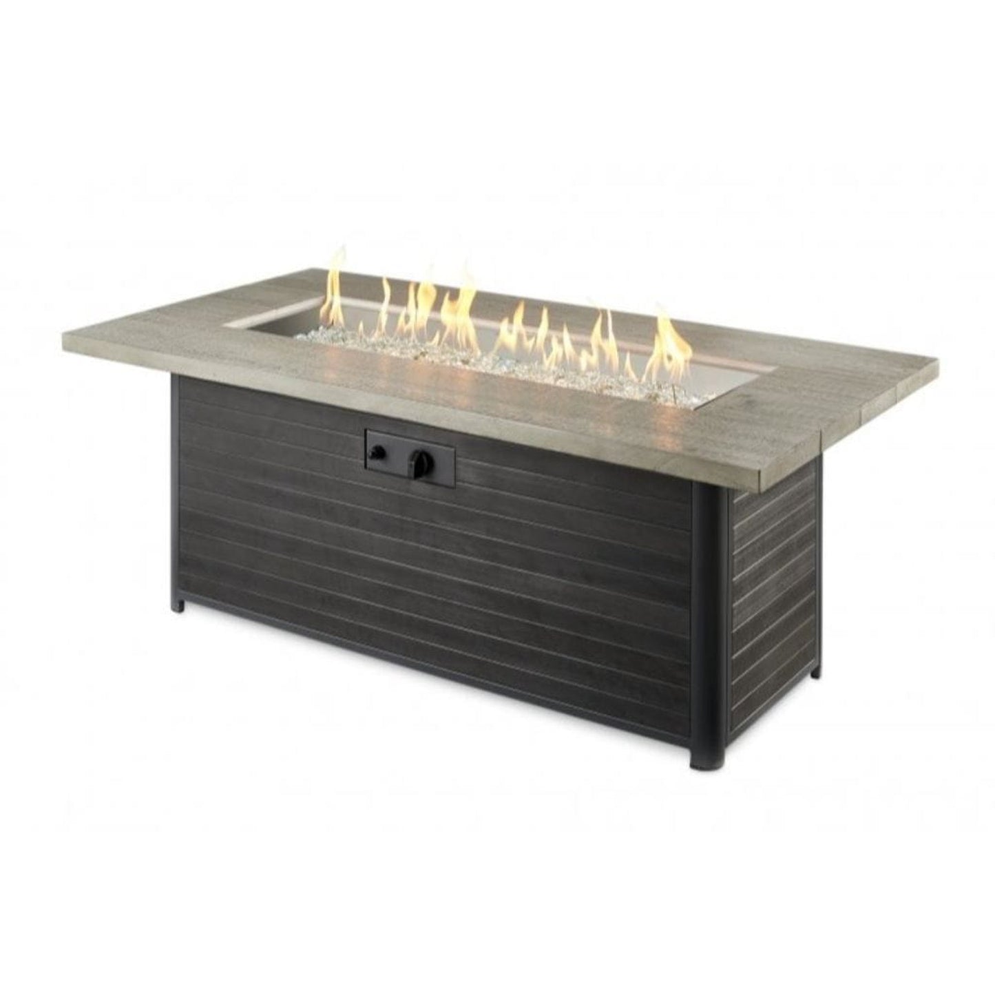 The Outdoor GreatRoom Company Cedar Ridge 61" Linear Gas Fire Table