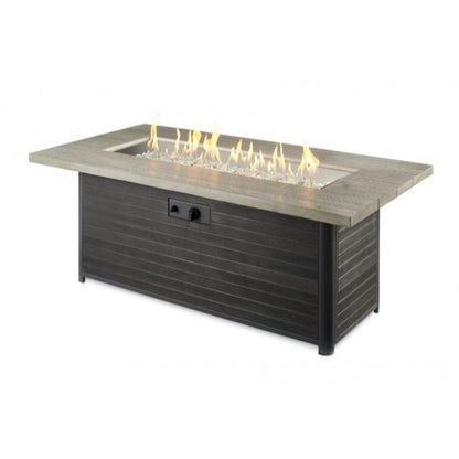 The Outdoor GreatRoom Company Cedar Ridge 61" Linear Gas Fire Table