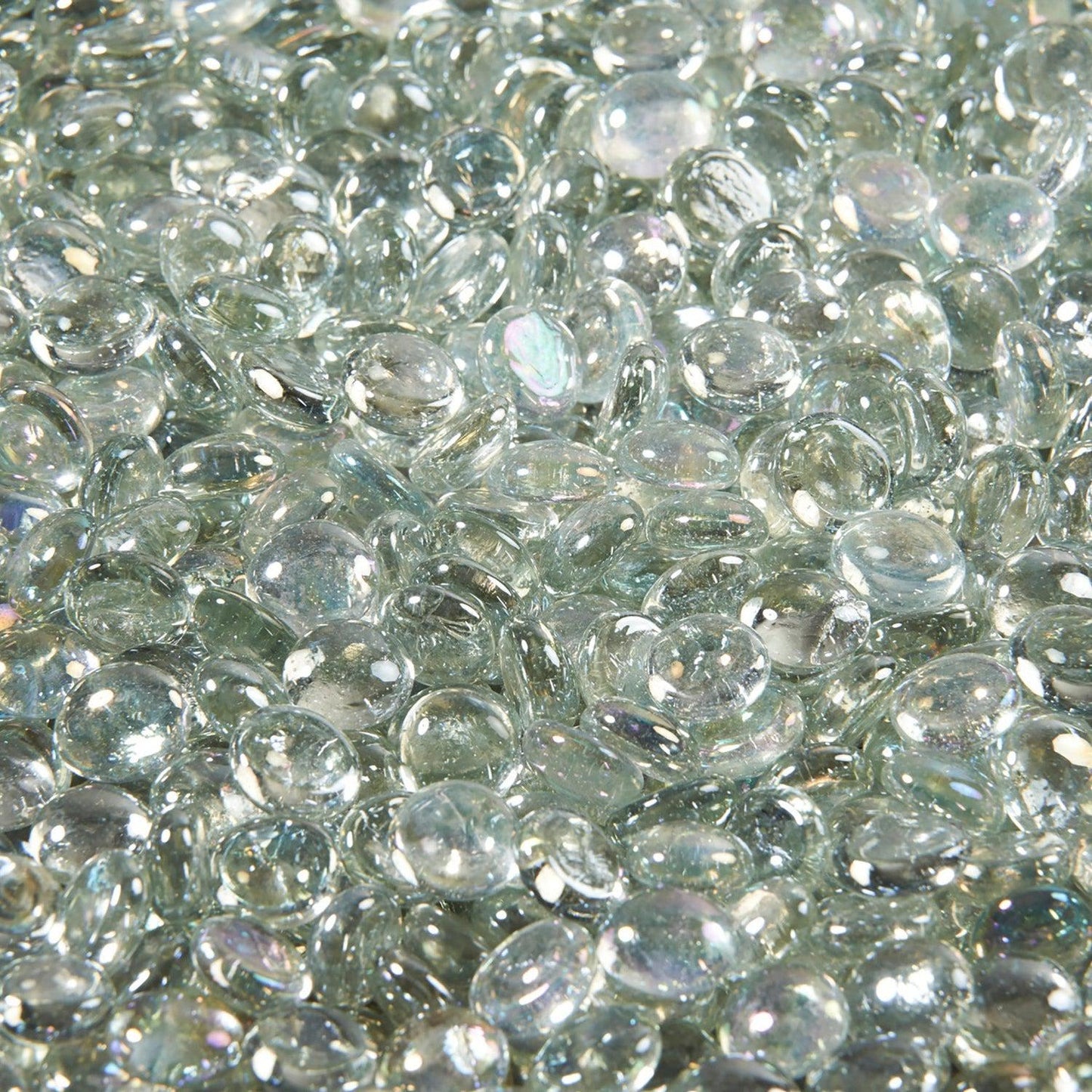 The Outdoor GreatRoom Company Clear Reflective Tempered Fire Glass Gems - 5 lb kit